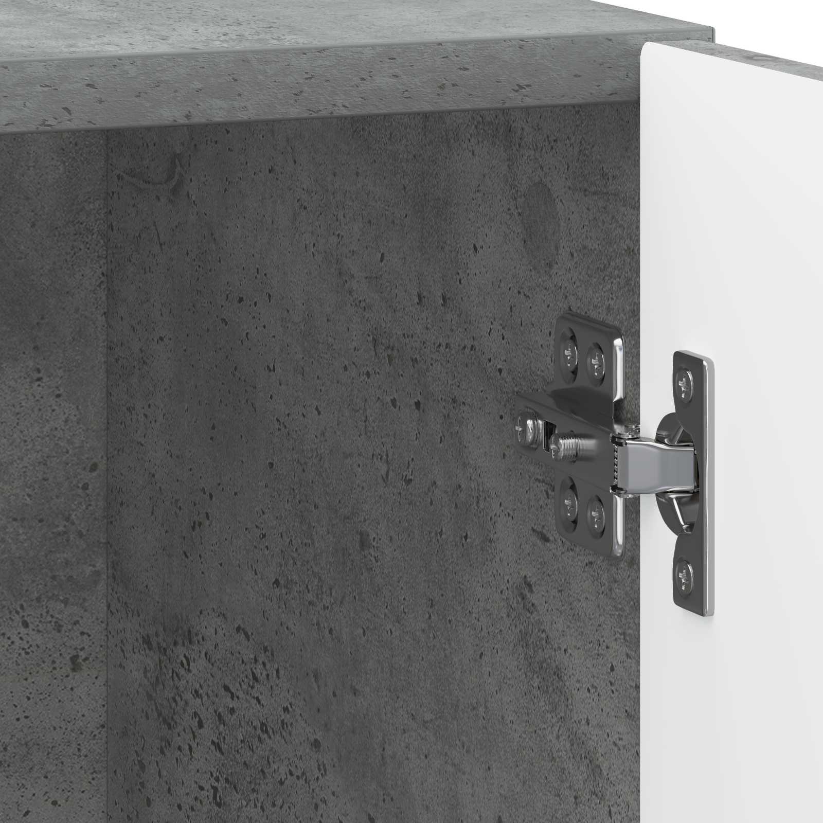 Noćni ormar Betonska siva 43 x 34,5 x 47 cm Konstruirano drvo