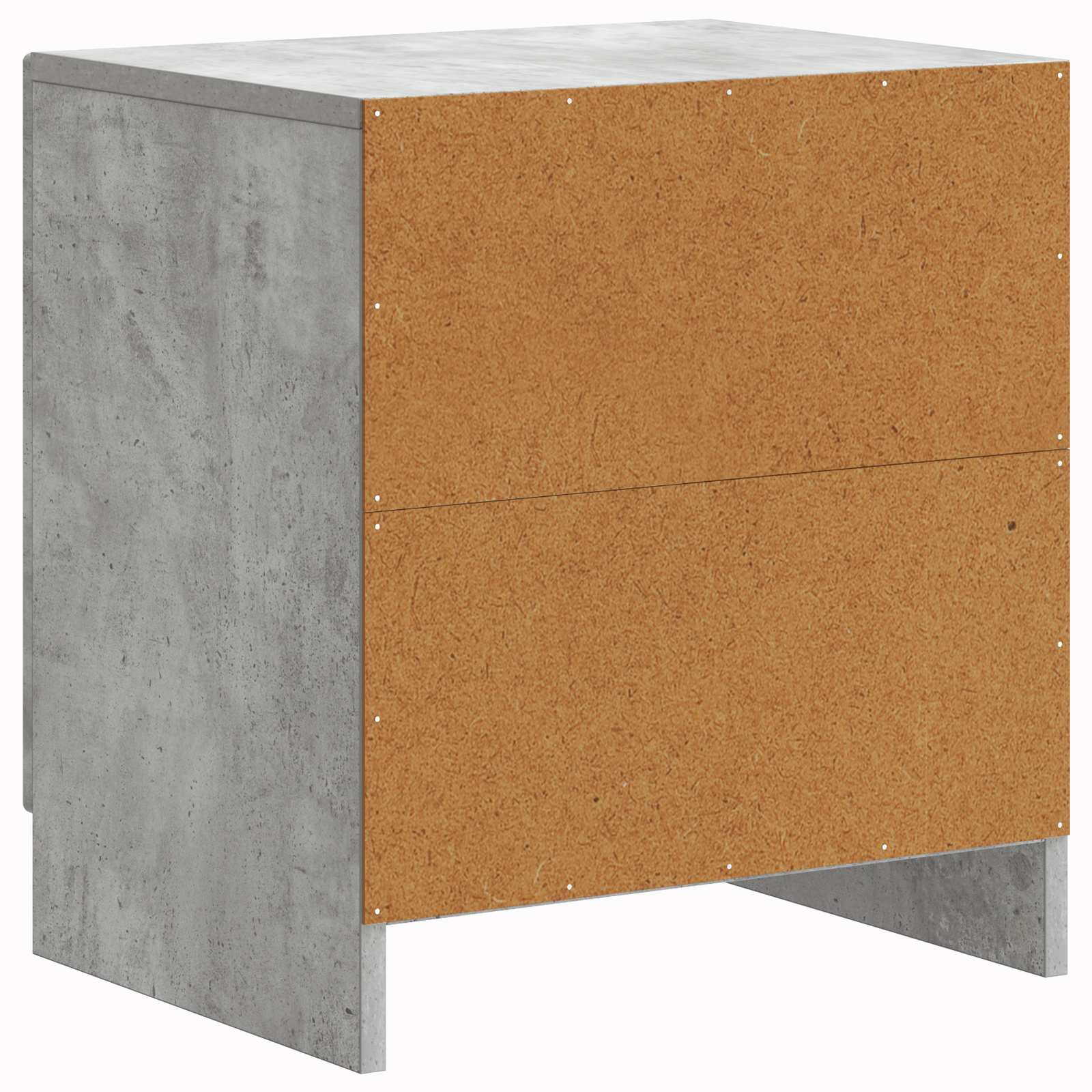 Noćni ormar 2 pcs Betonska siva 43 x 34,5 x 47 cm