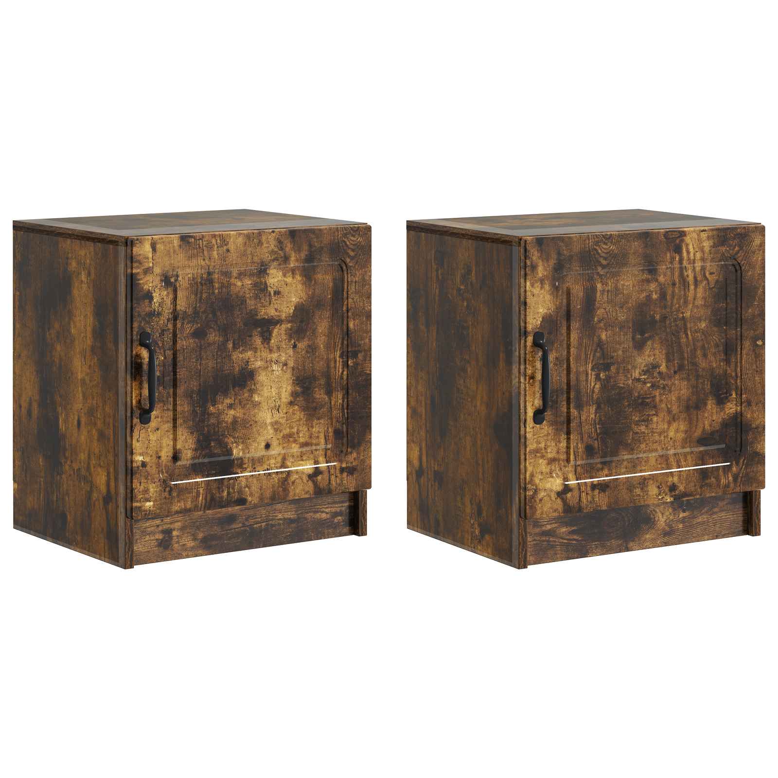 Noćni ormar 2 pcs Dimljeni hrast 43 x 34,5 x 47 cm