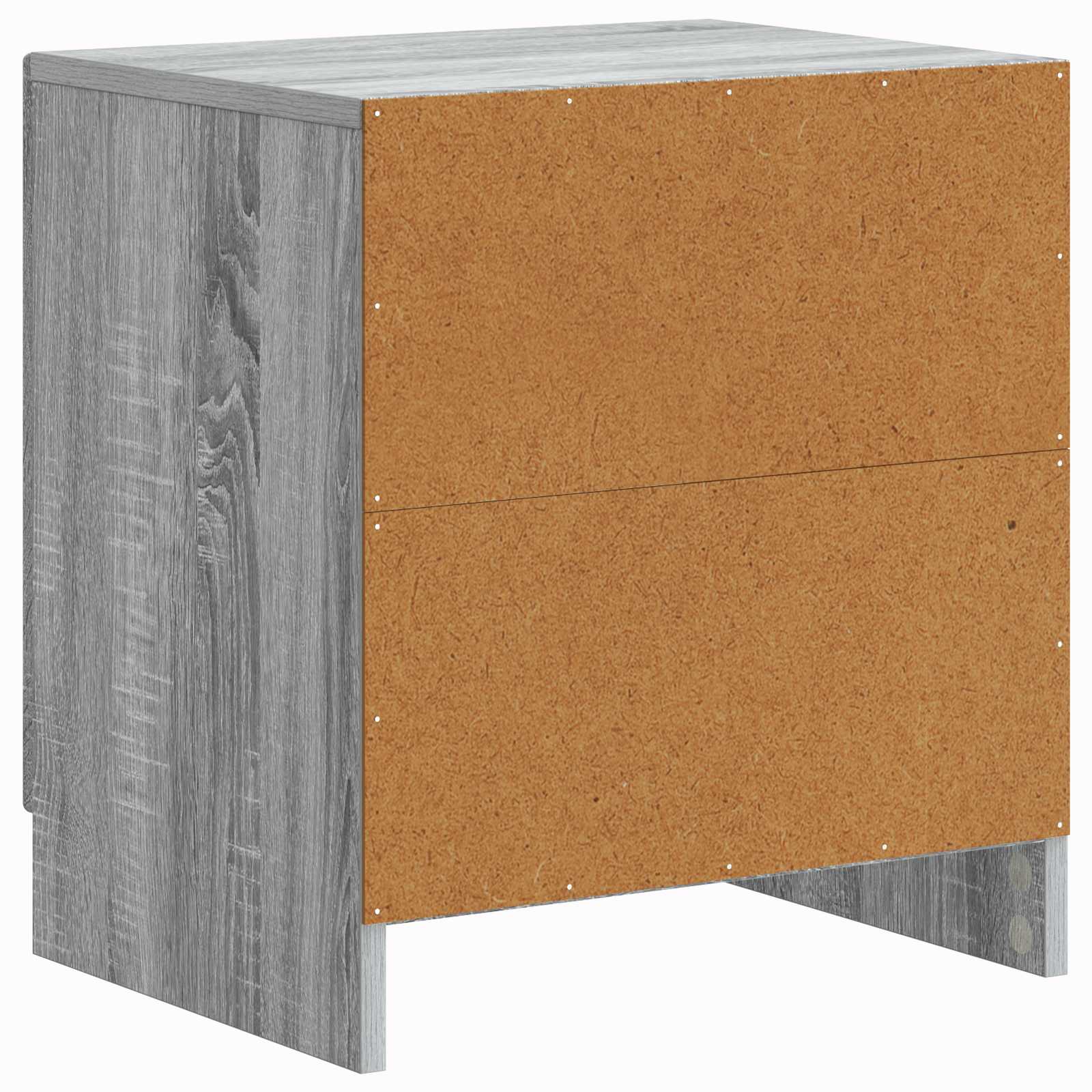 Noćni ormar 2 pcs Siva sonoma 43 x 34,5 x 47 cm
