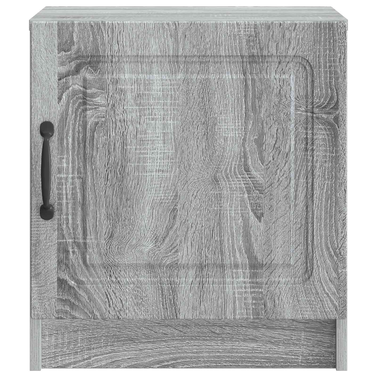 Noćni ormar 2 pcs Siva sonoma 43 x 34,5 x 47 cm