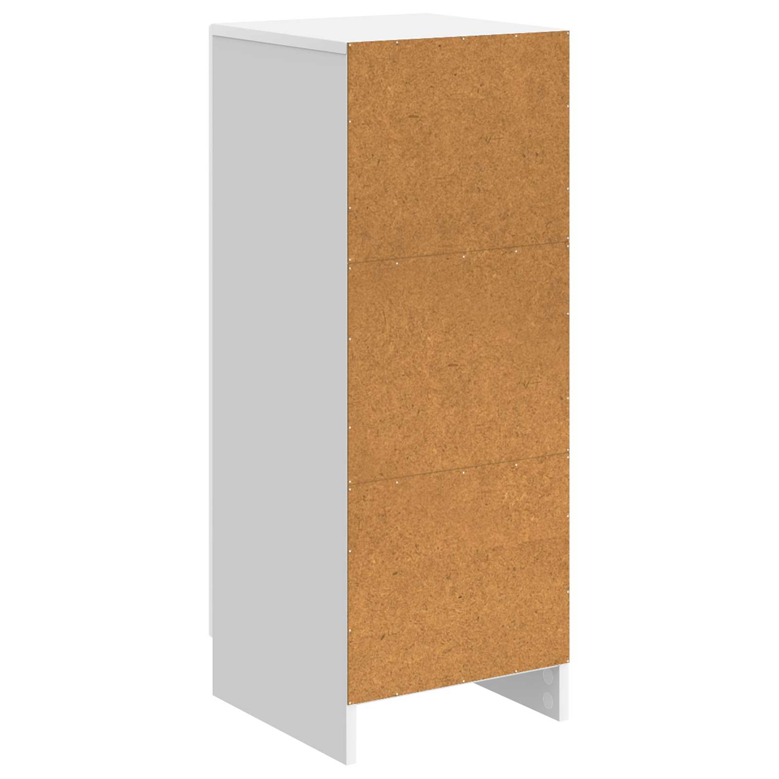 Kreveta Bijela visokog sjaja 33 x 34,5 x 87 cm
