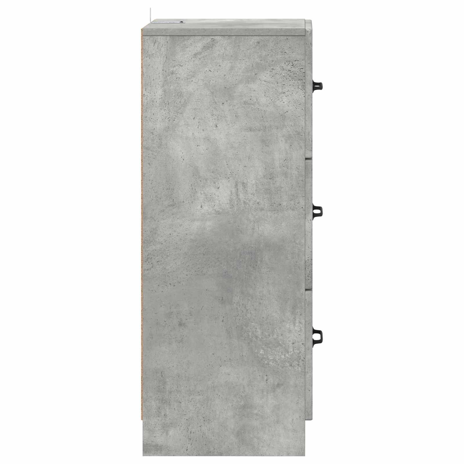 Ormar s ladicama Betonska siva 33 x 34,5 x 87 cm