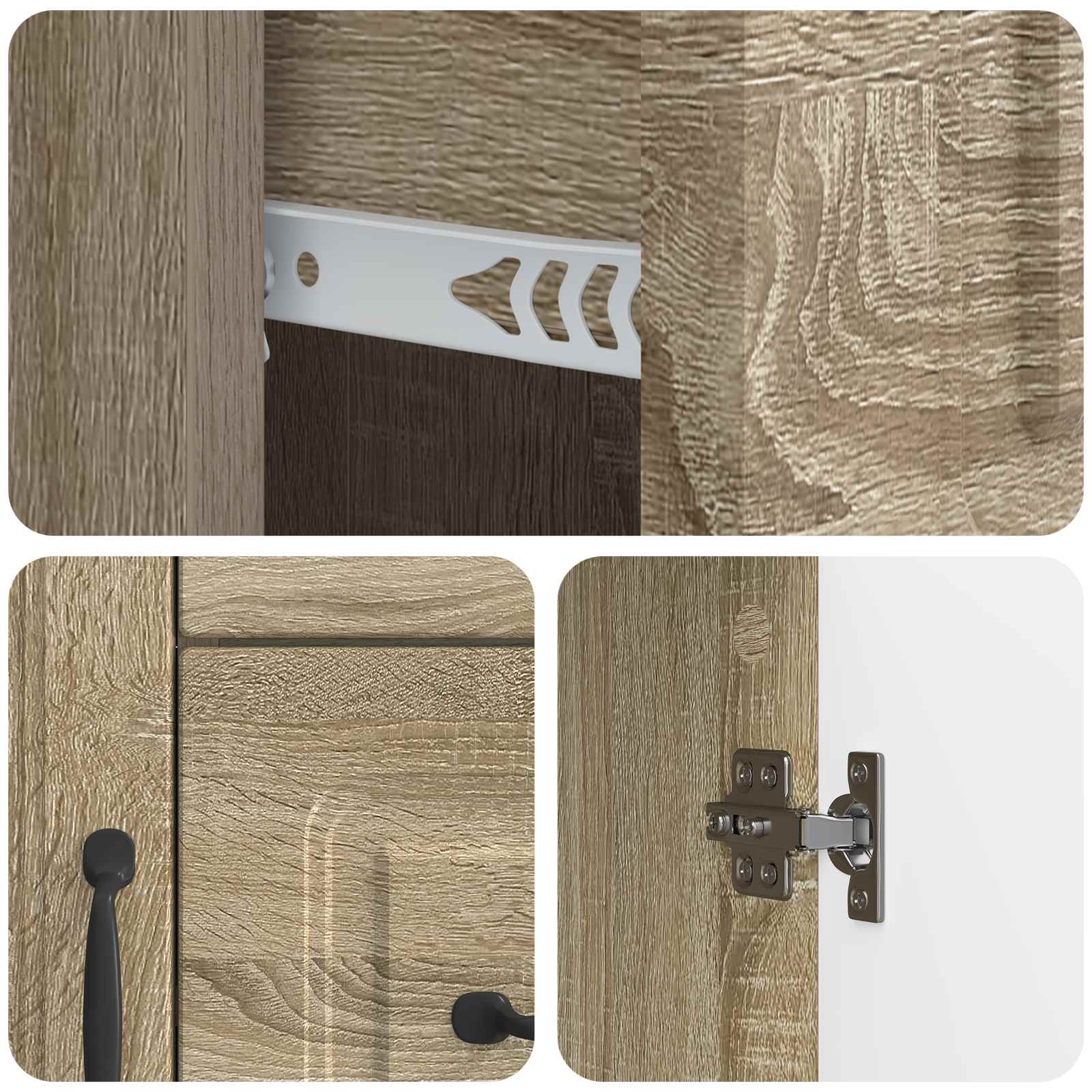 Kreveta Hrast sonoma 66 x 34,5 x 87 cm Konstruirano drvo