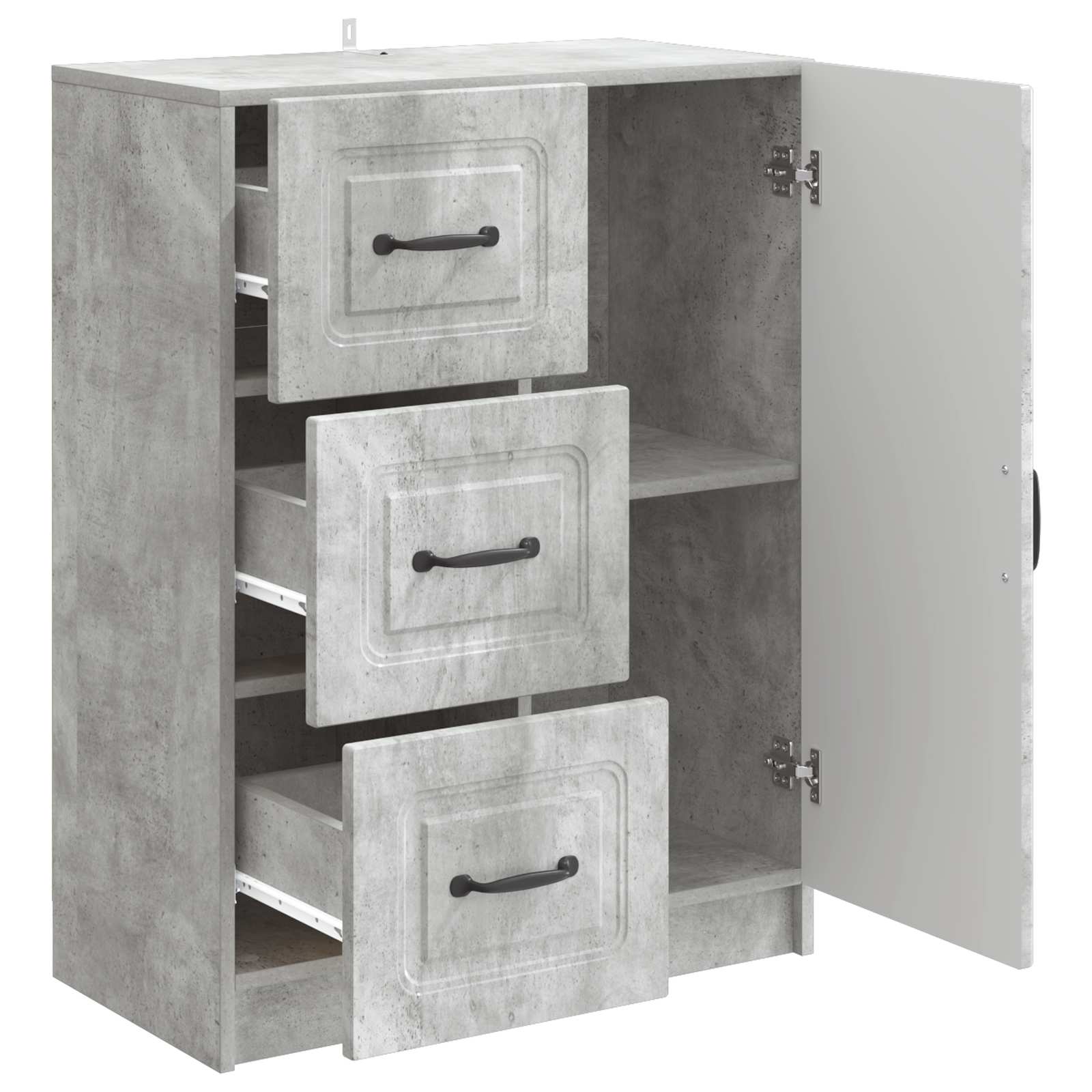 Kreveta Betonska siva 66 x 34,5 x 87 cm Konstruirano drvo
