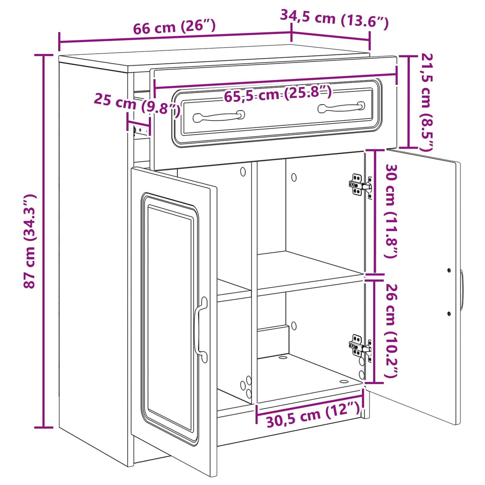Kreveta Betonska siva 66 x 34,5 x 87 cm Konstruirano drvo