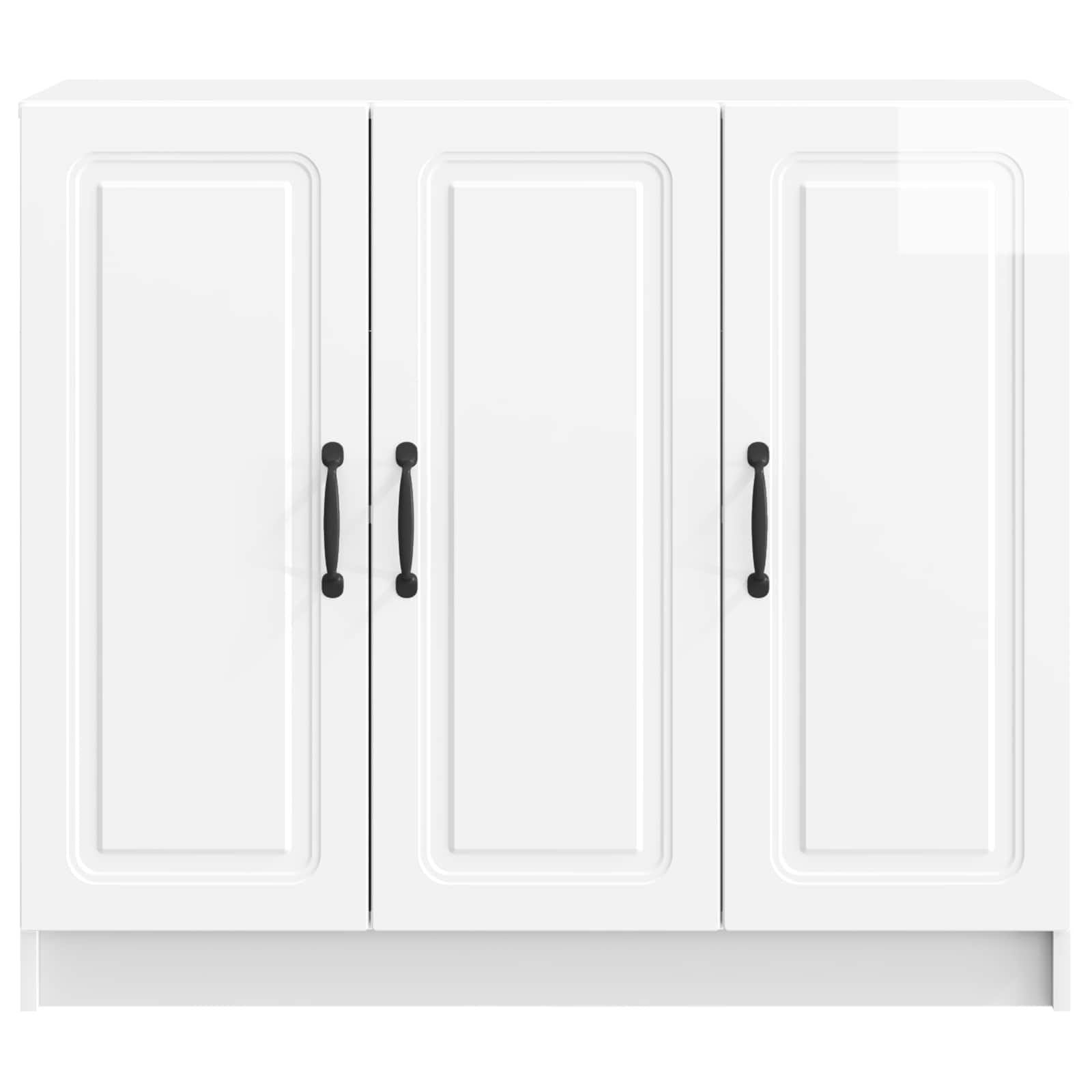 Kreveta Bijela visokog sjaja 89 x 34,5 x 77 cm