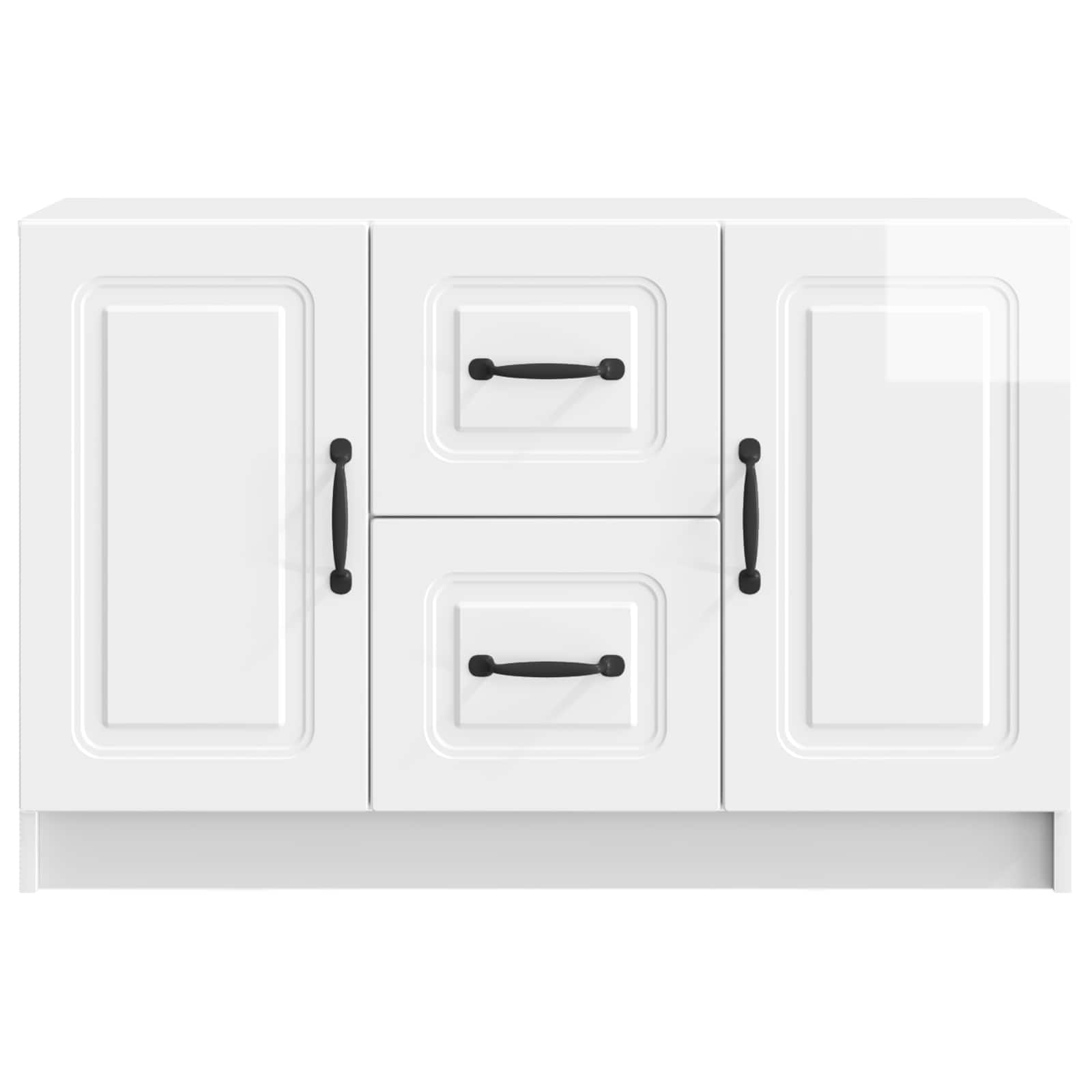 Kreveta s ladicama Bijela visokog sjaja 89 x 34,5 x 57 cm