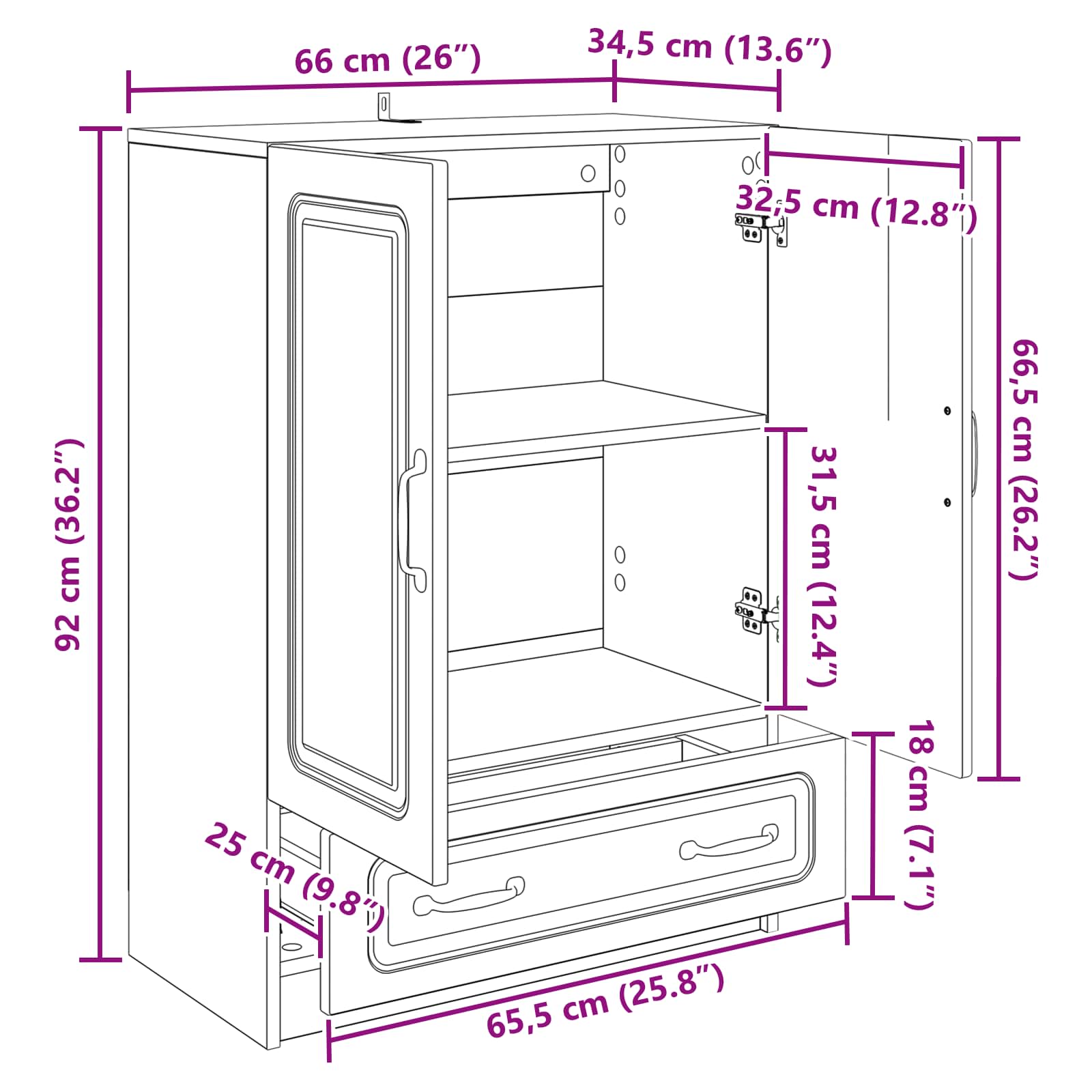 Kreveta s ladicama Crna 66 x 34,5 x 92 cm Konstruirano drvo
