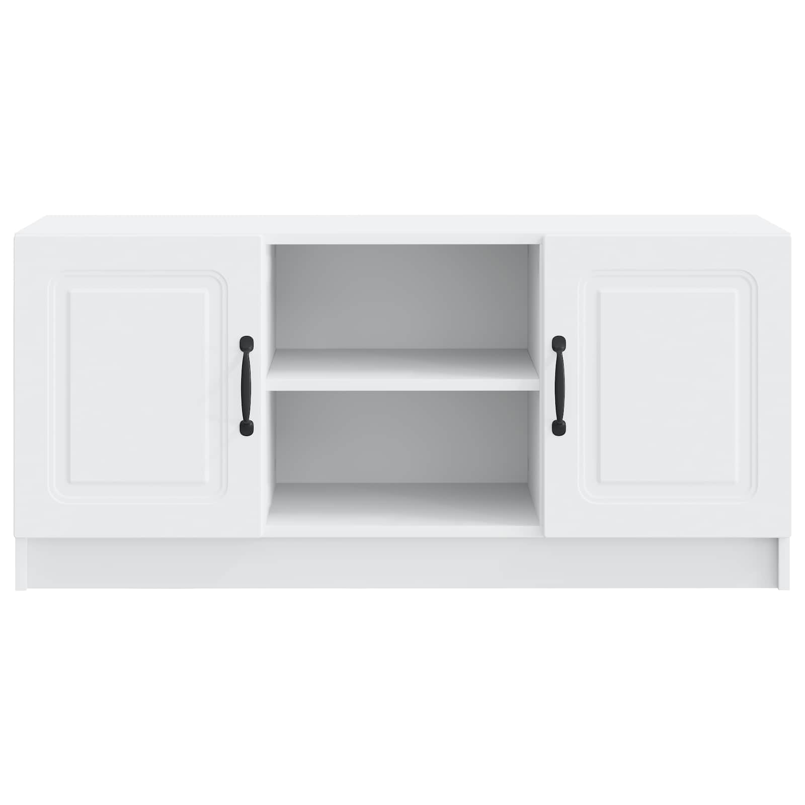 TV ormar Bijela 102 x 34,5 x 47 cm Konstruirano drvo