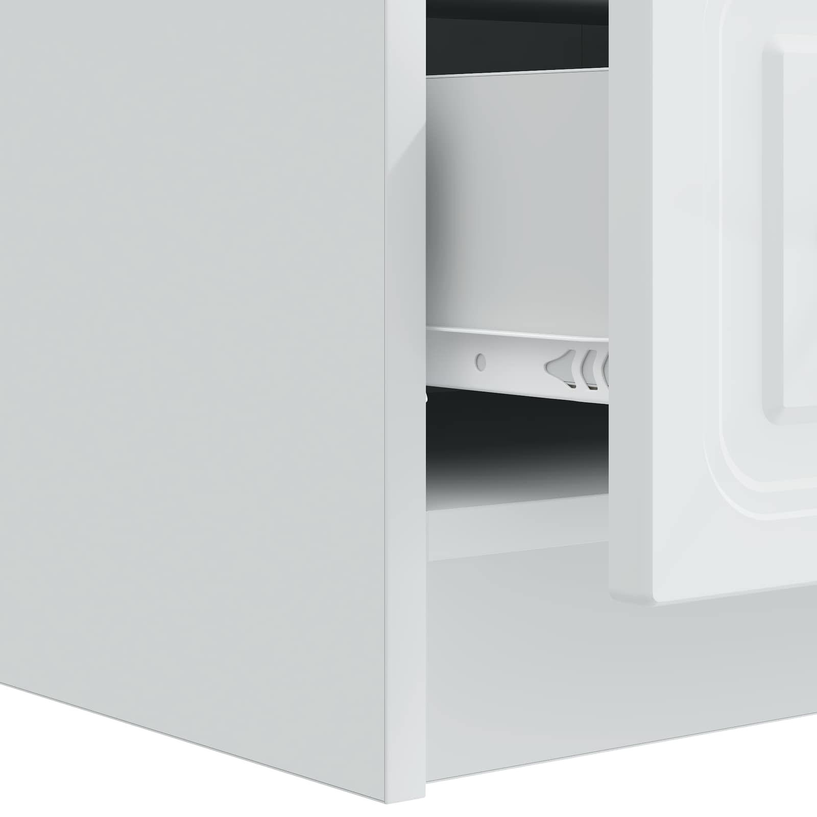 TV ormar s ladicama Bijela 147 x 34,5 x 27 cm Konstruirano drvo