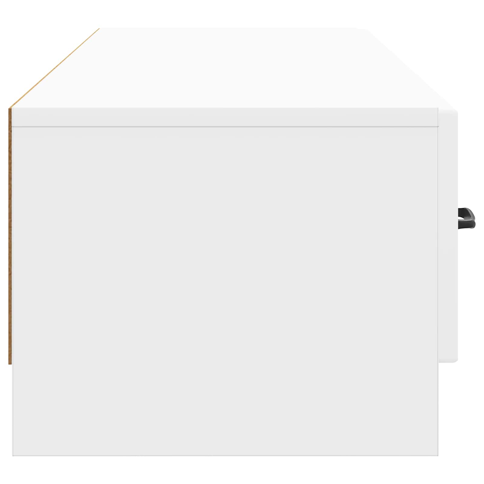 TV ormar s ladicama Bijela visokog sjaja 147 x 34,5 x 27 cm