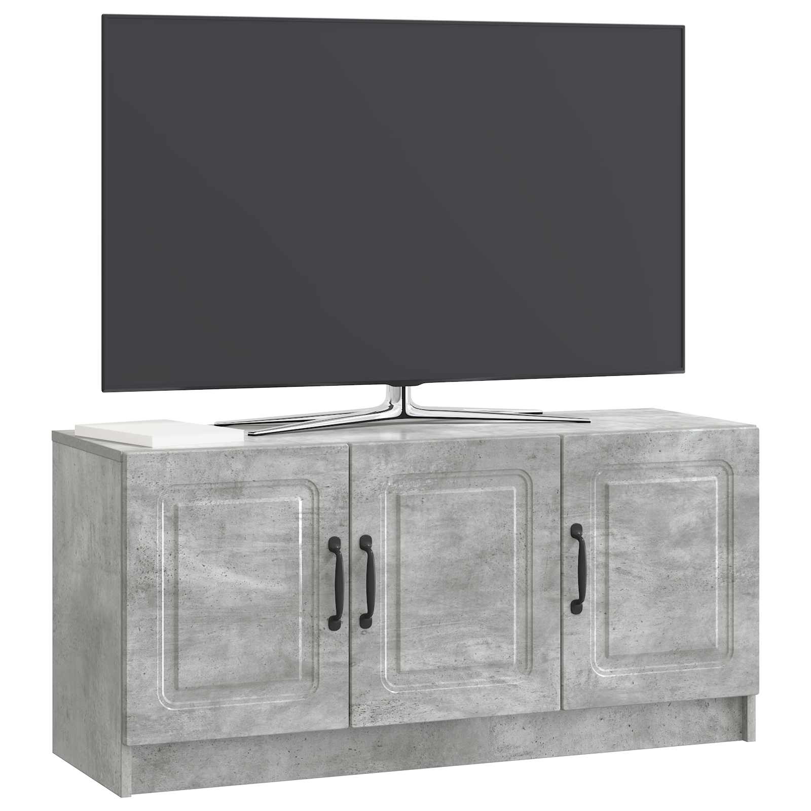 TV ormar Betonska siva 99 x 34,5 x 47 cm Konstruirano drvo