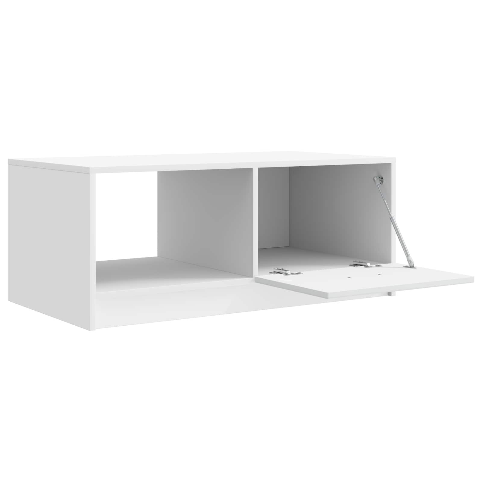 Kava Stol Bijela 90 x 50 x 37 cm Konstruirano drvo