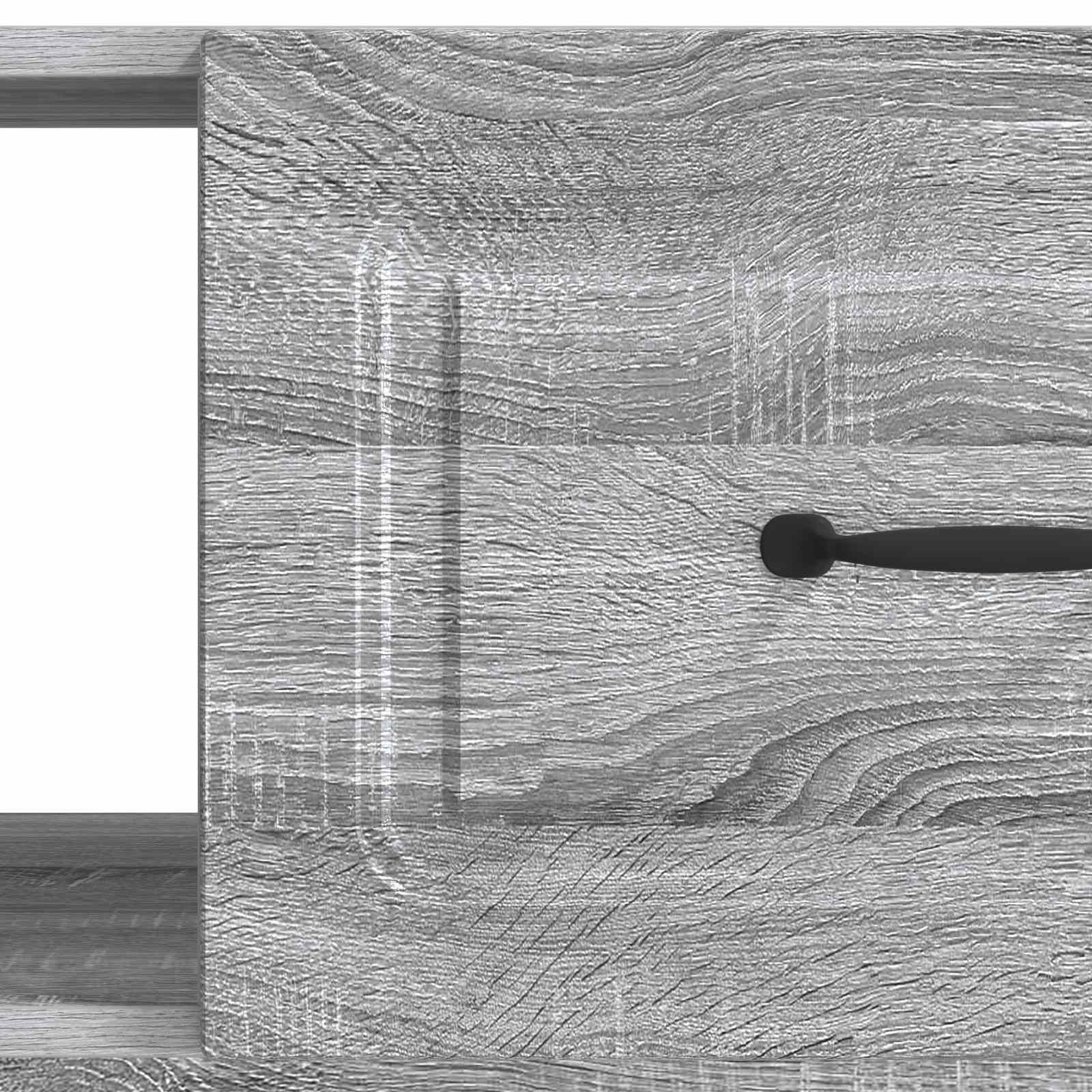 Kava Stol Siva sonoma 90 x 50 x 37 cm Konstruirano drvo