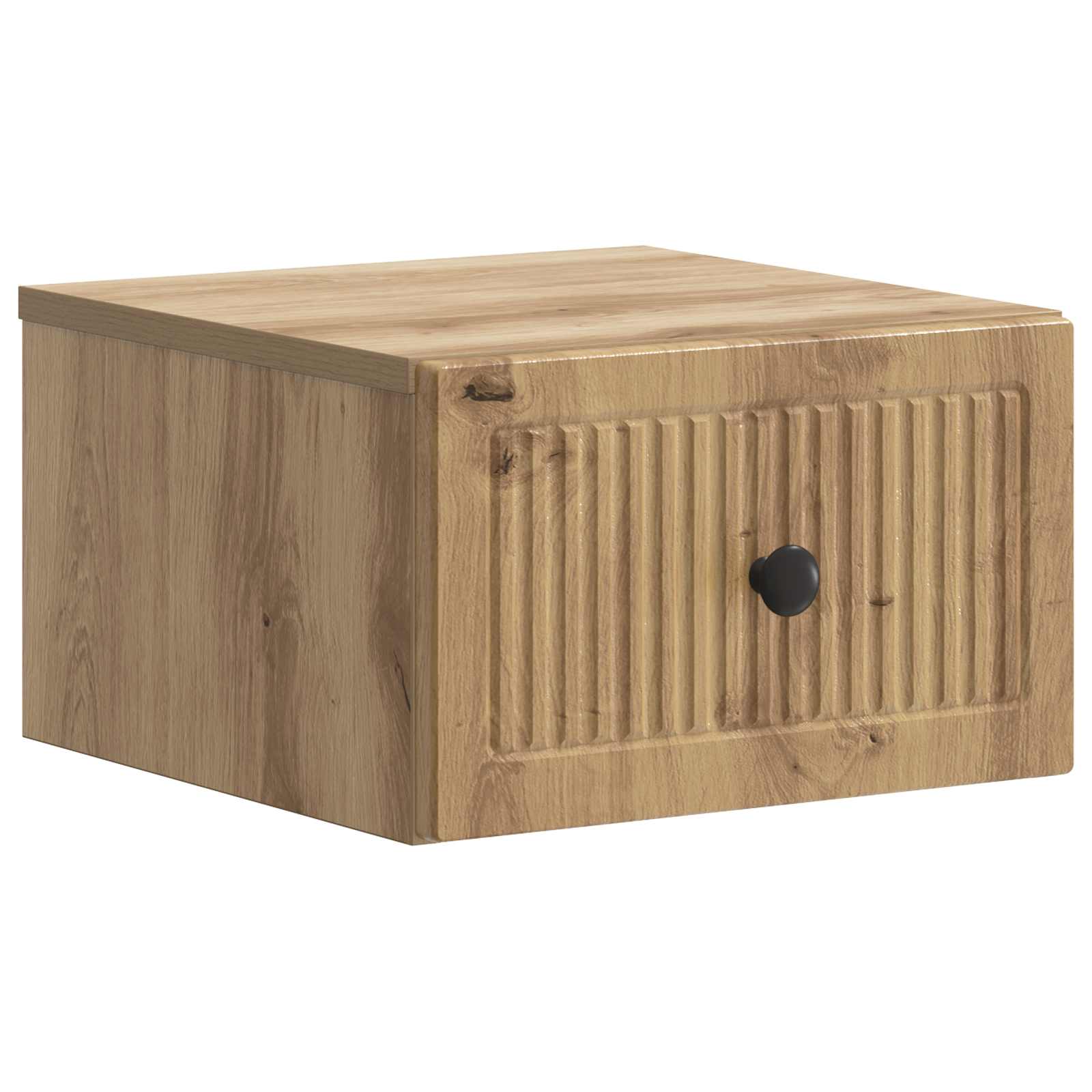 Noćni ormarić za montažu na zid s ladicama 2 pcs Hrast artisan