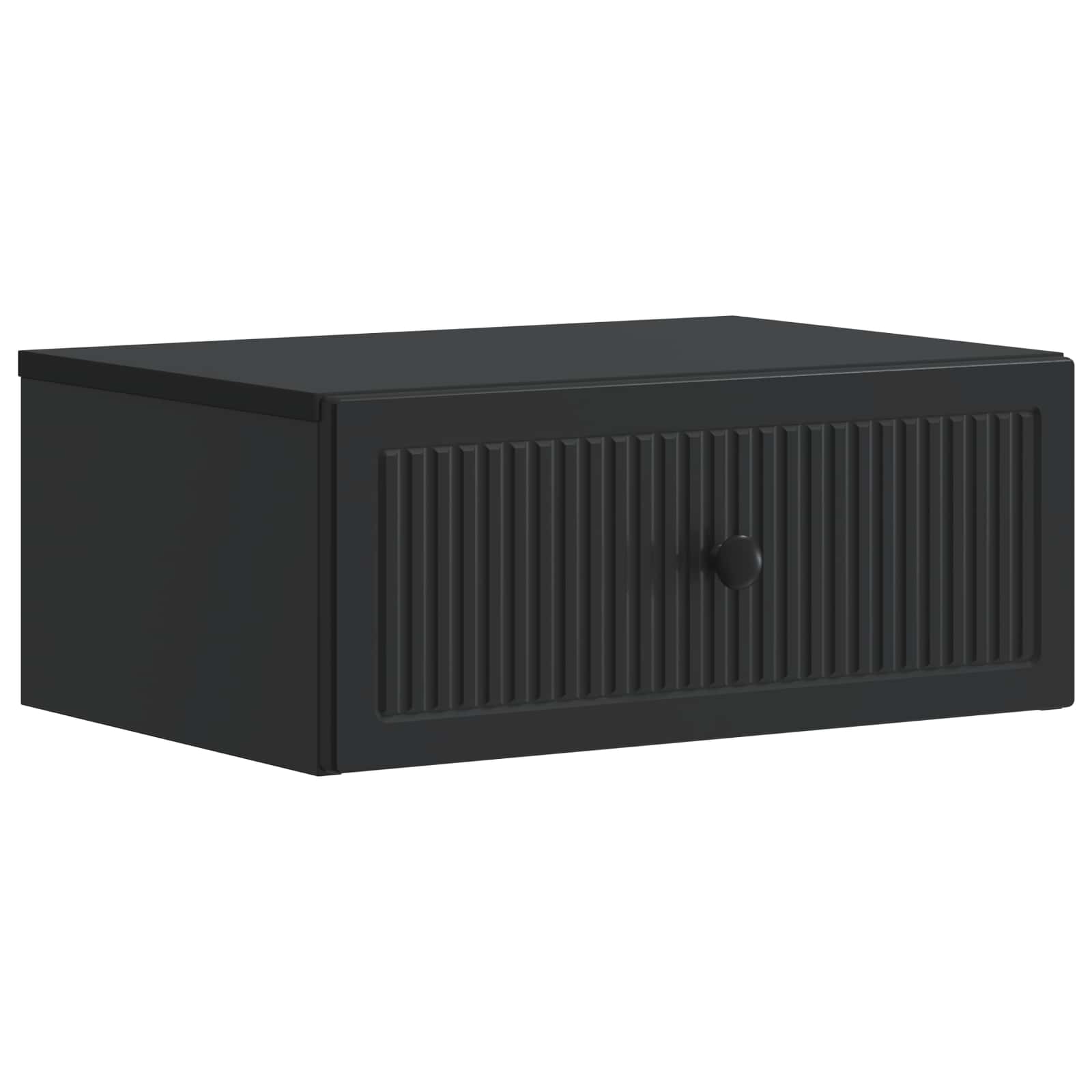 Noćni ormar s ladicama Crna 49 x 34,5 x 20 cm Konstruirano drvo