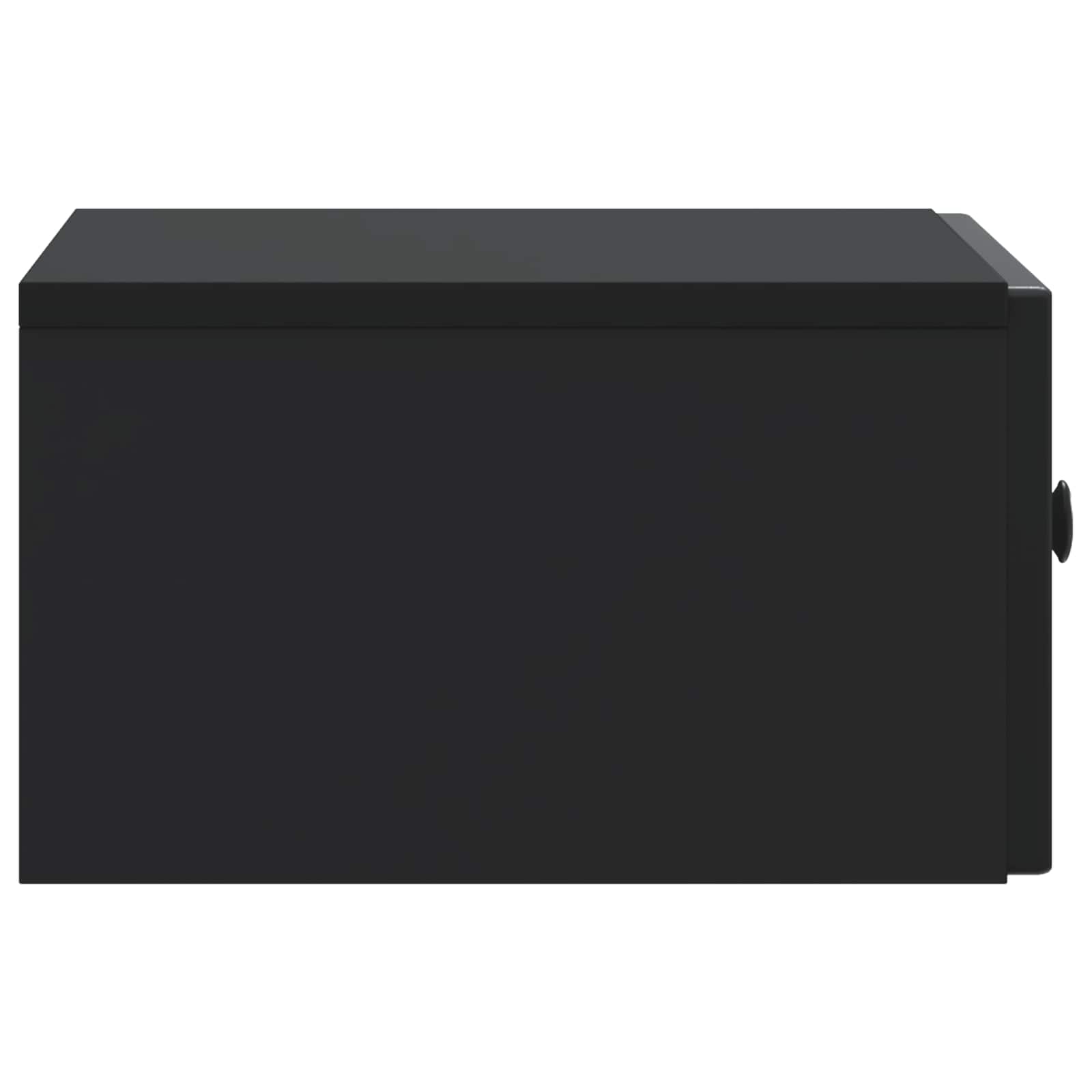 Noćni ormar s ladicama Crna 49 x 34,5 x 20 cm Konstruirano drvo