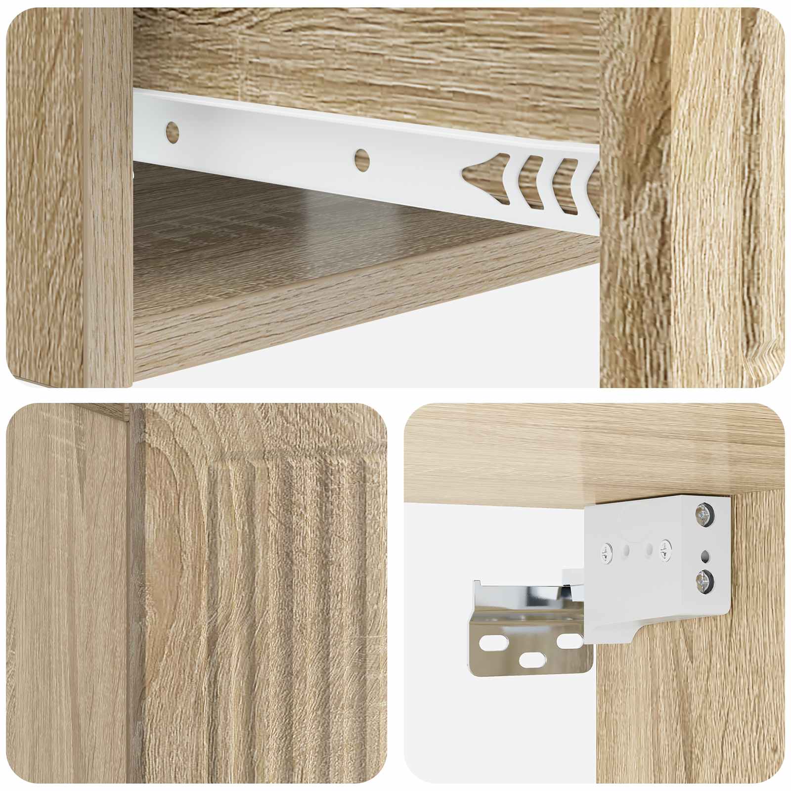 Noćni ormar Hrast sonoma 49 x 34,5 x 20 cm Konstruirano drvo