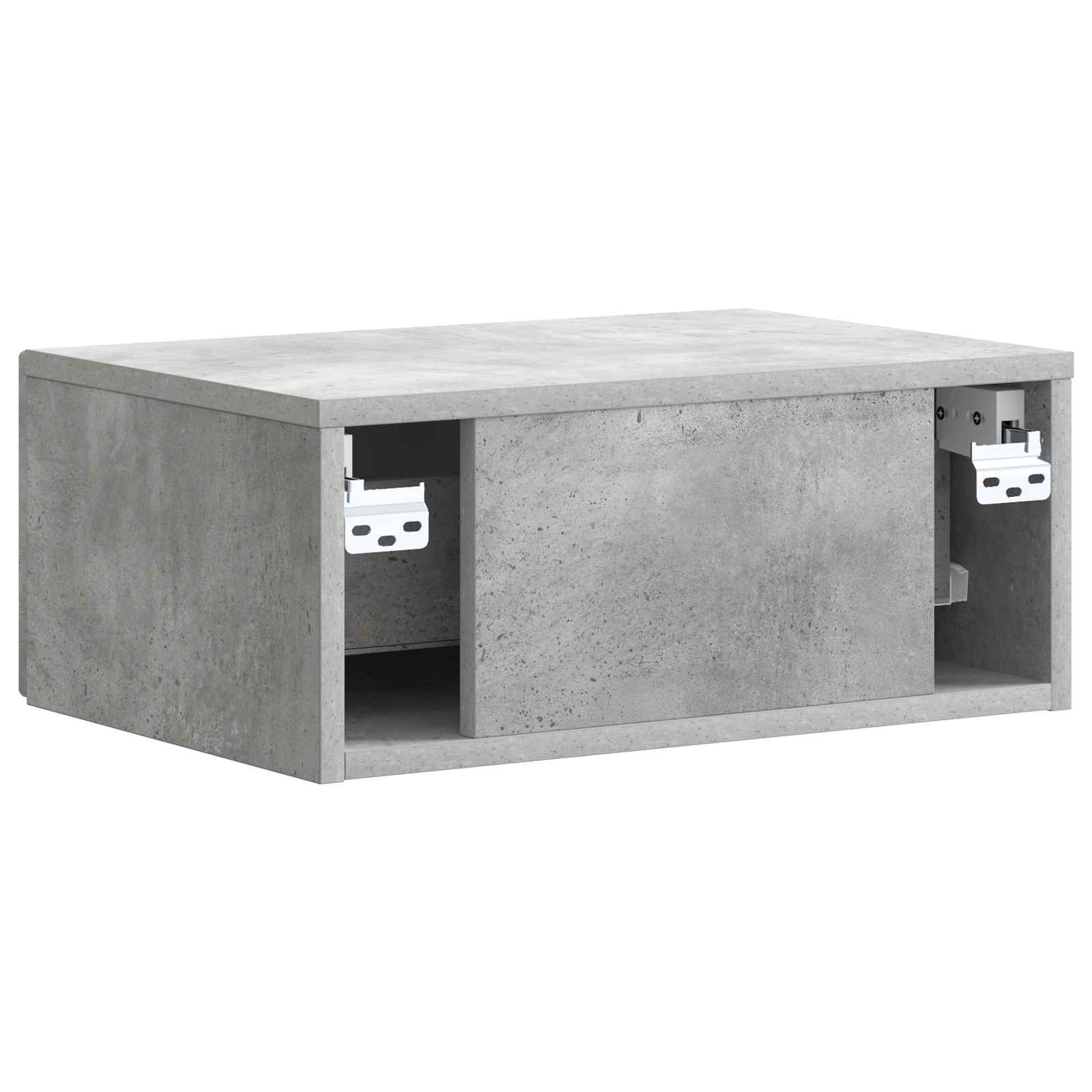 Noćni ormar s ladicama 2 pcs Betonska siva 49 x 34,5 x 20 cm