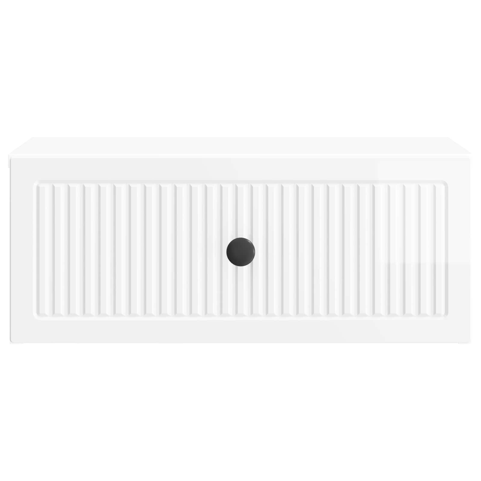 Noćni ormar 2 pcs Bijela visokog sjaja 49 x 34,5 x 20 cm