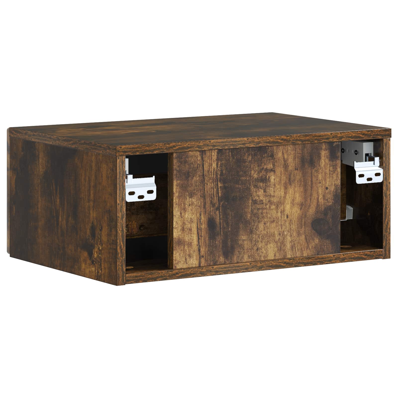 Noćni ormar s ladicama 2 pcs Dimljeni hrast 49 x 34,5 x 20 cm