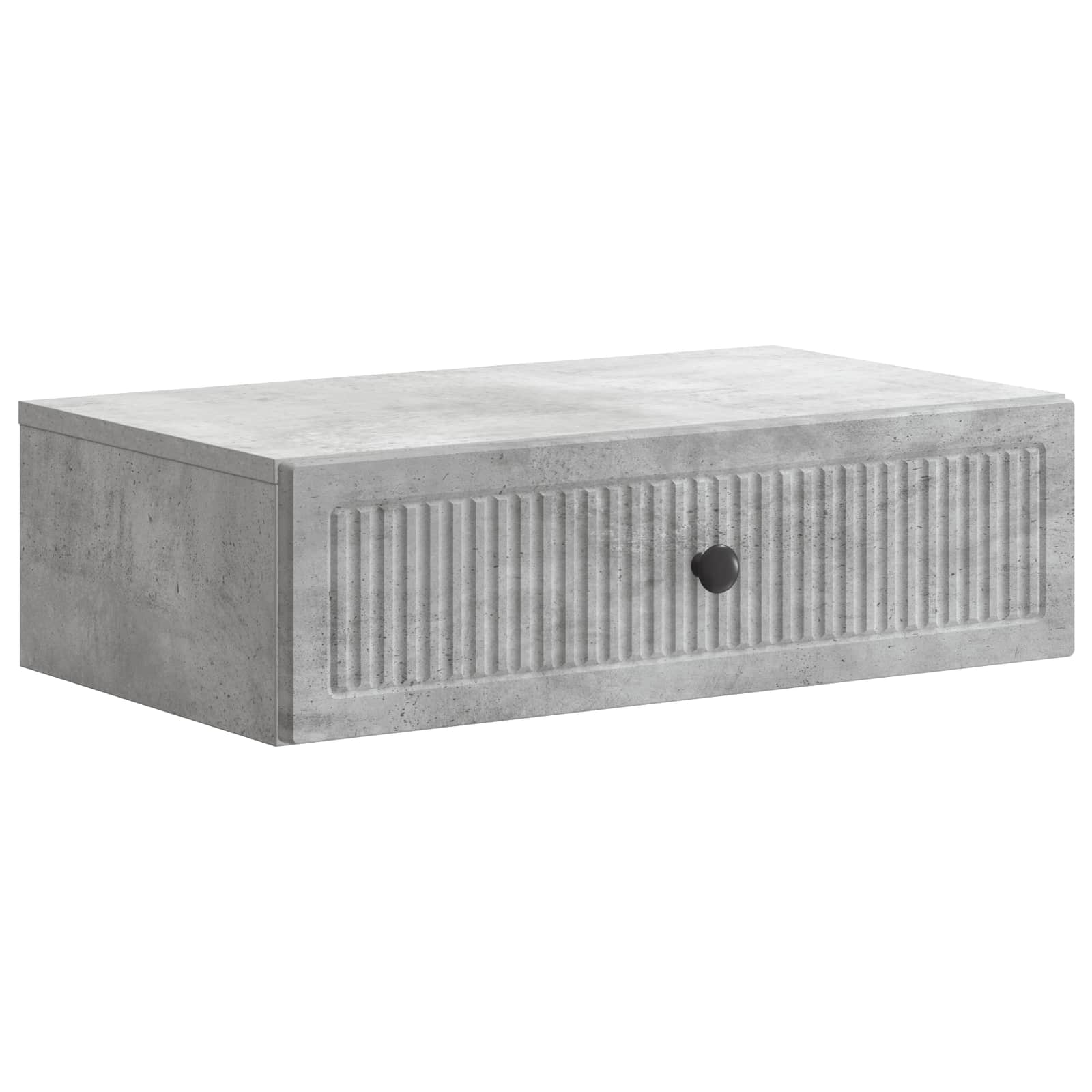 Stolna montirana na zid Betonska siva 59 x 34,5 x 17 cm