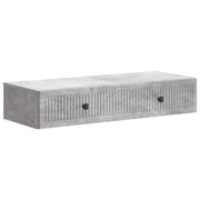 Stolna montirana na zid Betonska siva 87,5 x 34,5 x 17 cm