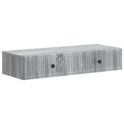 Stolna montirana na zid Siva sonoma 87,5 x 34,5 x 17 cm