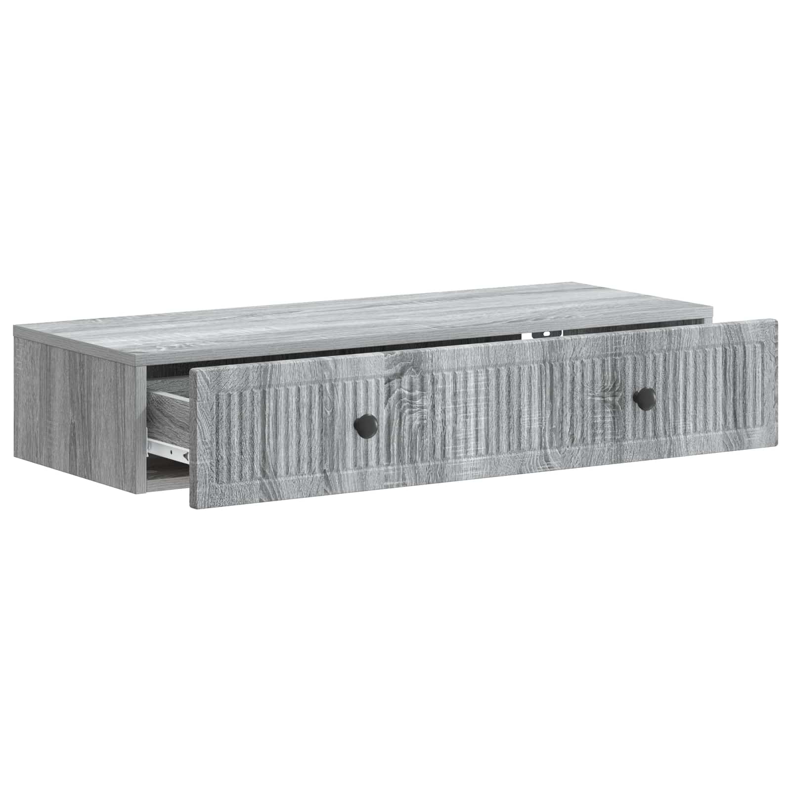 Stolna montirana na zid Siva sonoma 87,5 x 34,5 x 17 cm