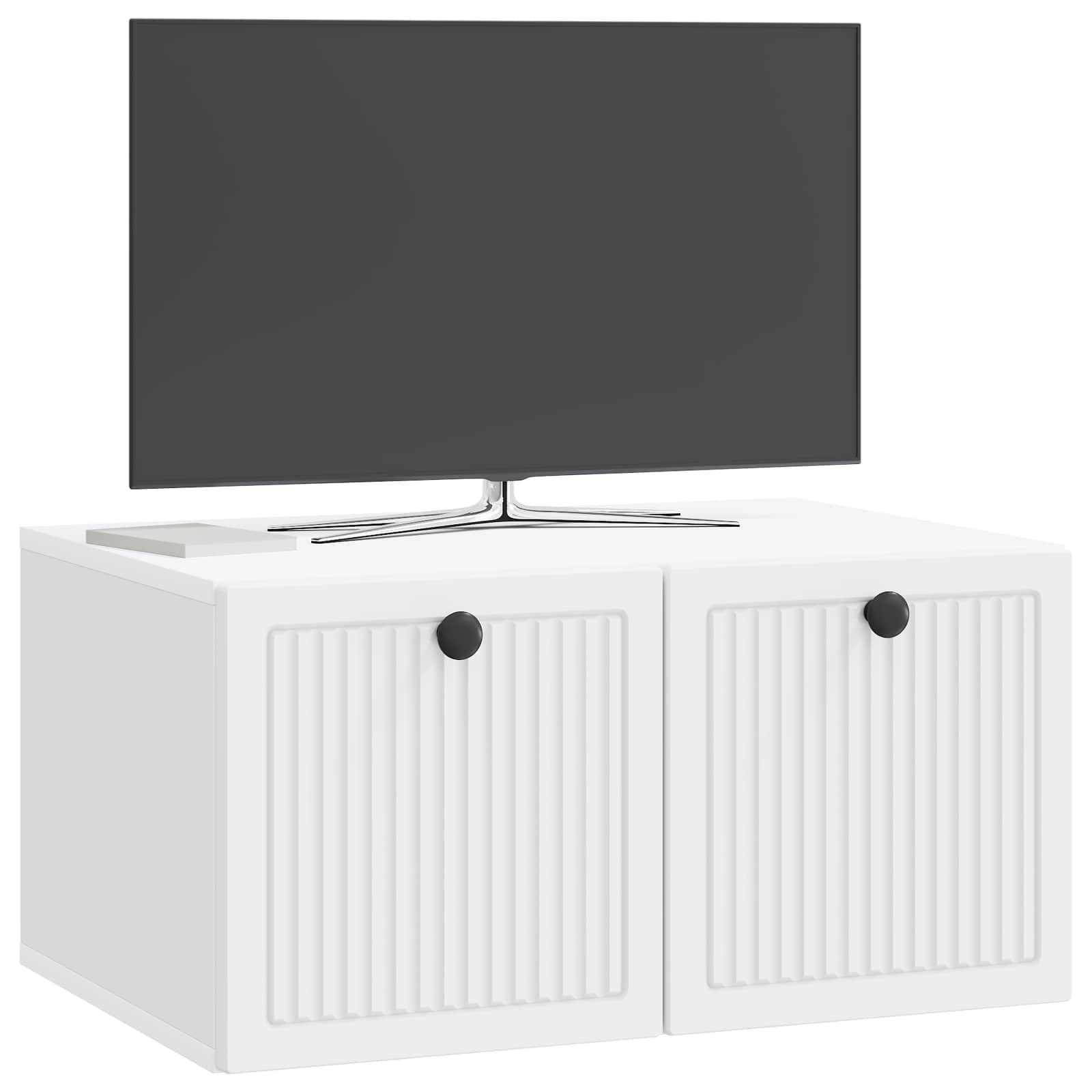 TV ormar za zid Bijela 59,5 x 41 x 30 cm Konstruirano drvo