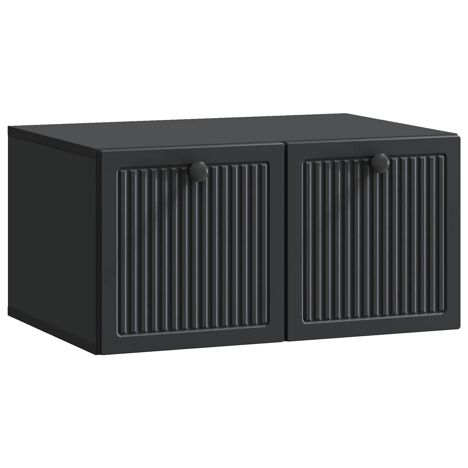 TV ormar za zid Zidne Crna 59,5 x 41 x 30 cm Konstruirano drvo