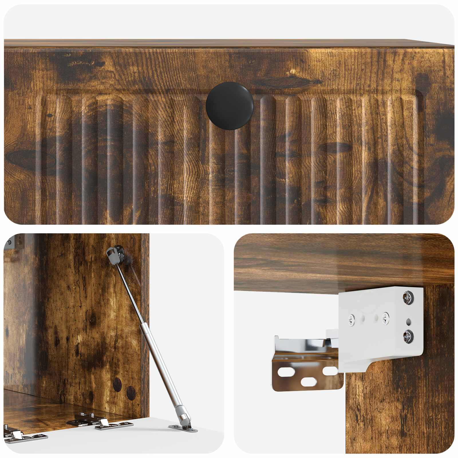 TV ormar za zid Zidne Dimljeni hrast 59,5 x 41 x 30 cm