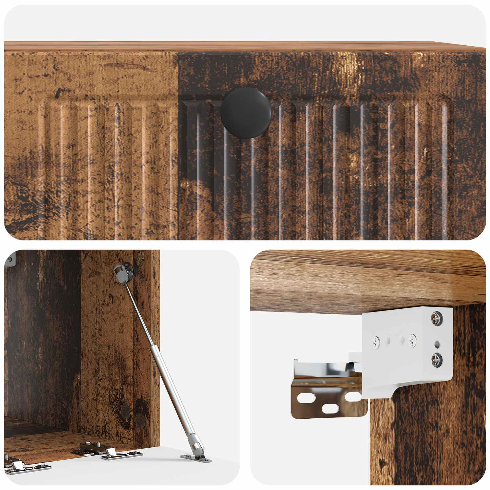 TV ormar za zid Staro drvo 59,5 x 41 x 30 cm Konstruirano drvo