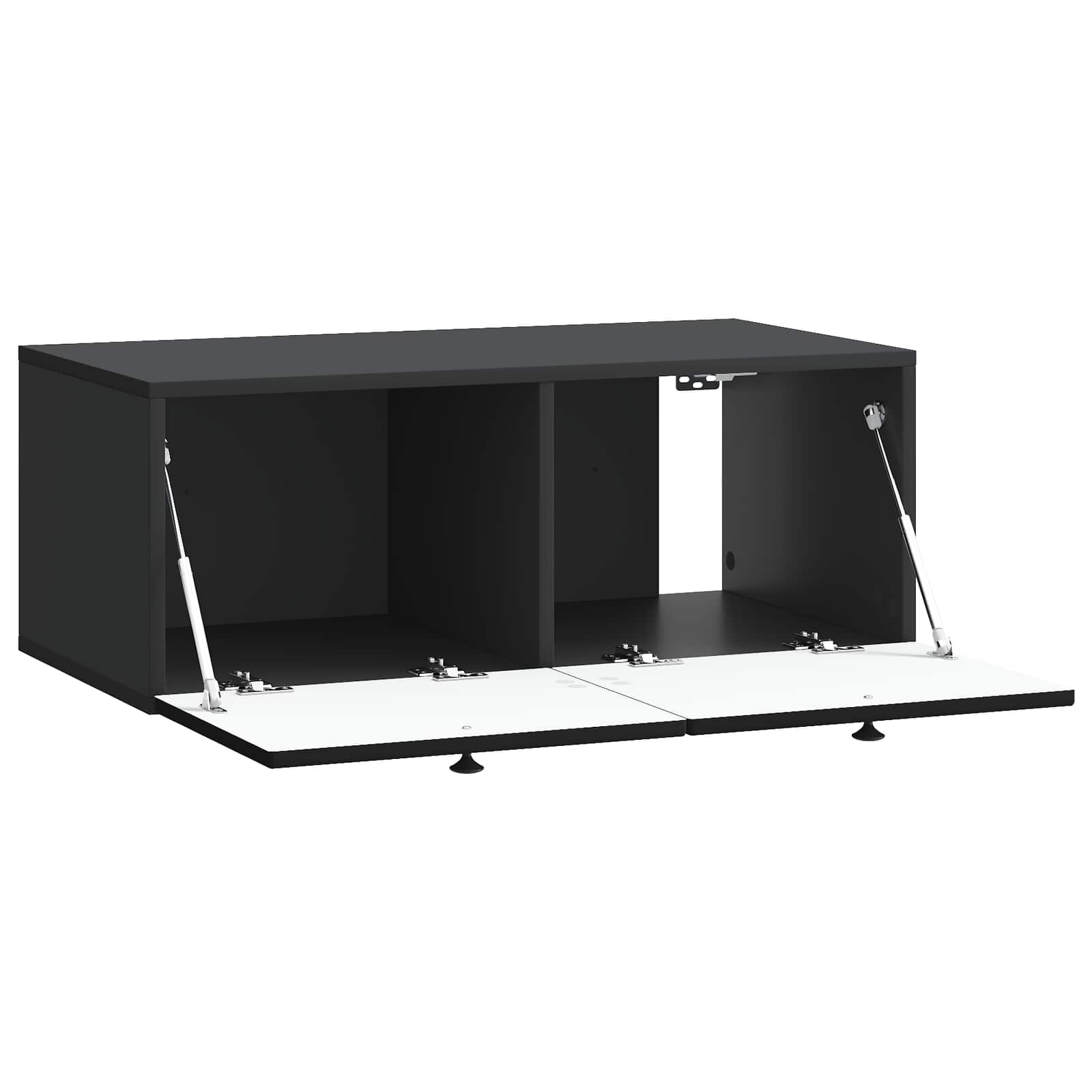 TV ormar za zid Zidne Crna 78,5 x 41 x 30 cm Konstruirano drvo