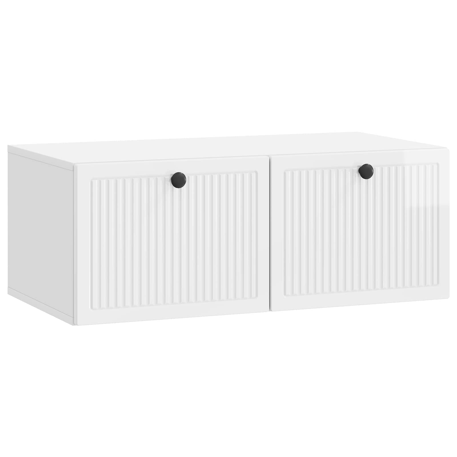 TV ormar za zid Zidne Bijela visokog sjaja 78,5 x 41 x 30 cm