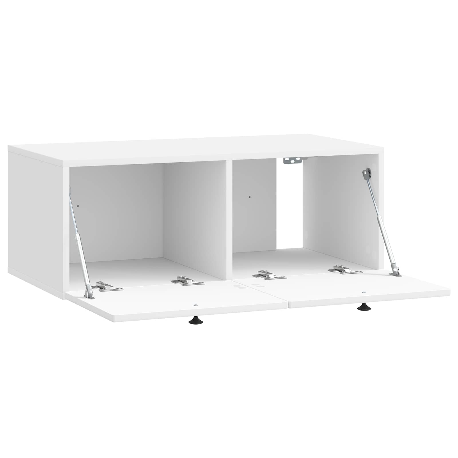 TV ormar za zid Zidne Bijela visokog sjaja 78,5 x 41 x 30 cm