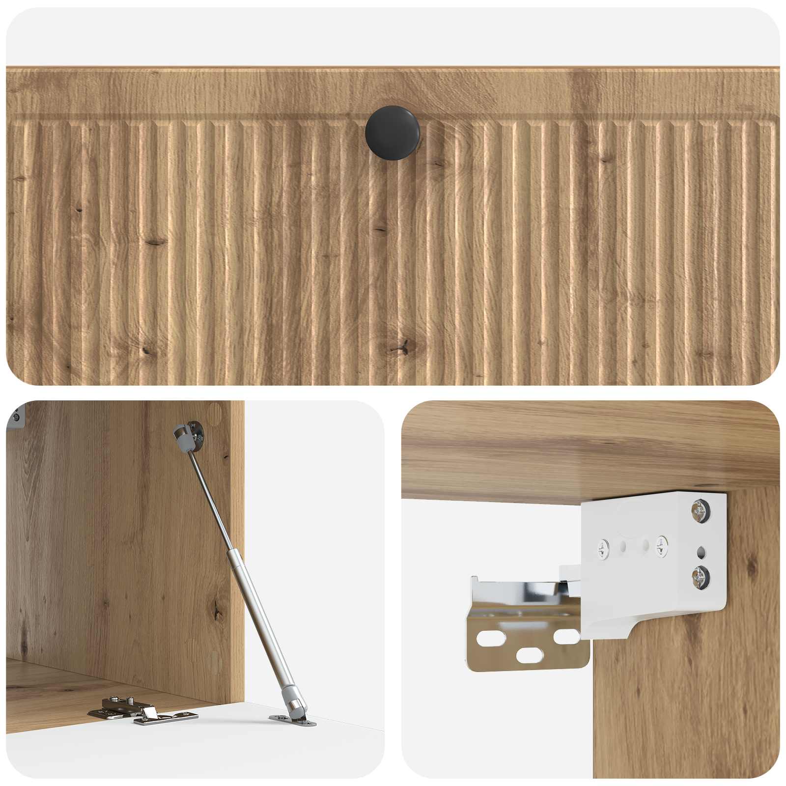 TV ormar za zid Hrast artisan 98 x 41 x 30 cm Konstruirano drvo