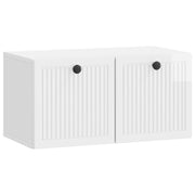 TV ormar za zid Zidne Bijela visokog sjaja 59,5 x 31 x 30 cm