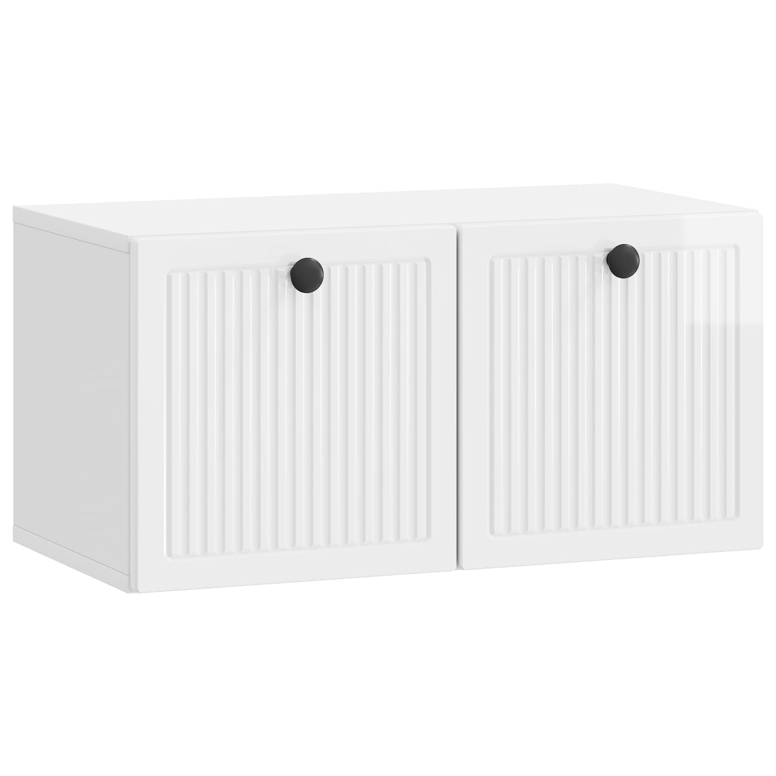 TV ormar za zid Zidne Bijela visokog sjaja 59,5 x 31 x 30 cm