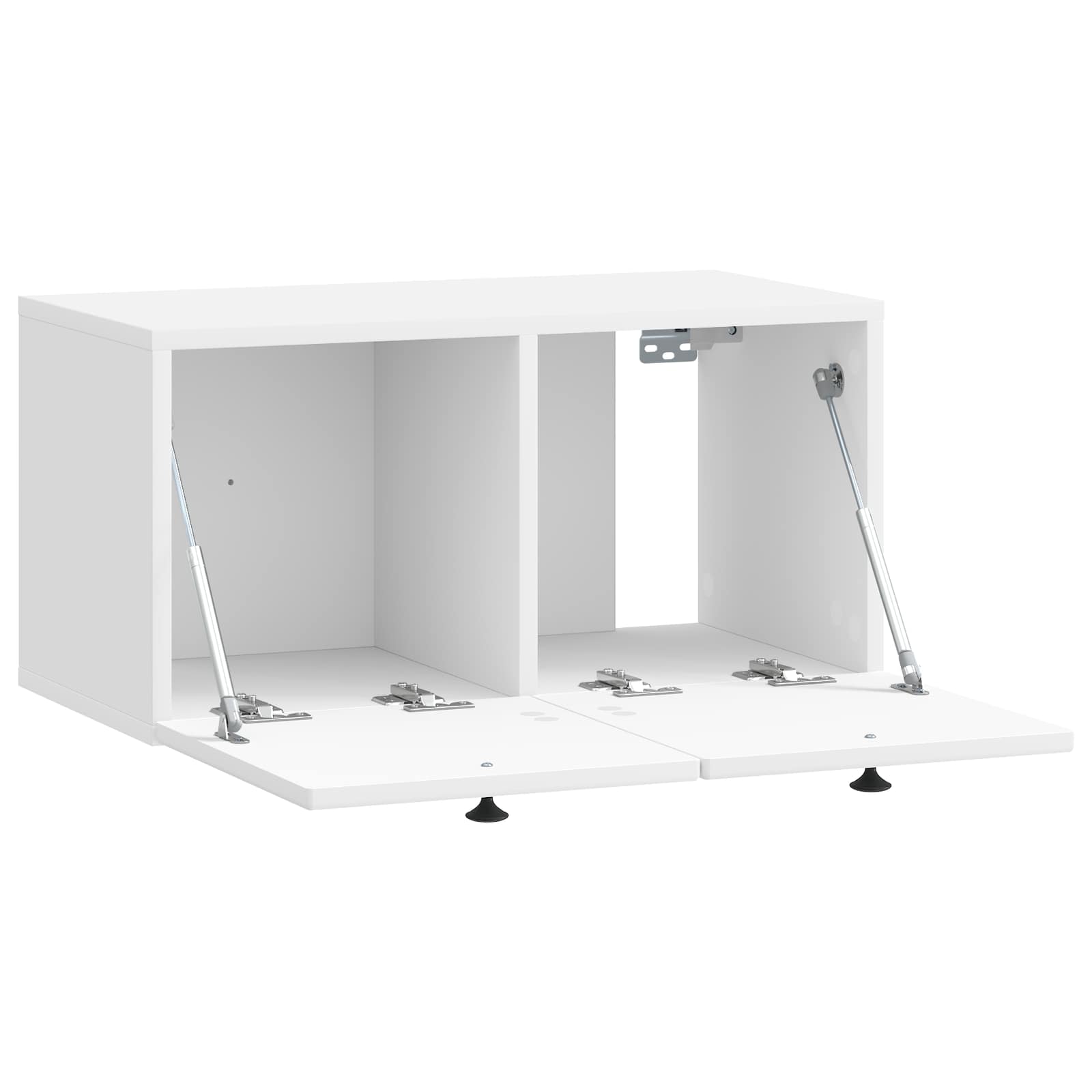 TV ormar za zid Zidne Bijela visokog sjaja 59,5 x 31 x 30 cm