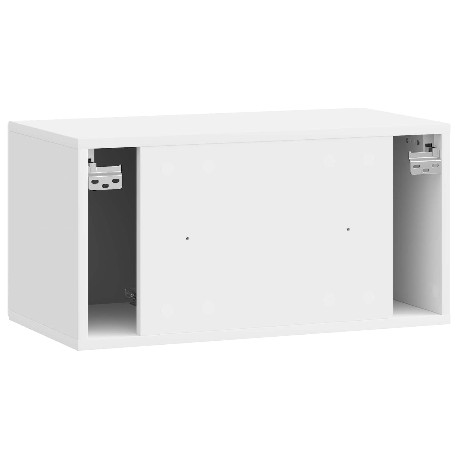 TV ormar za zid Zidne Bijela visokog sjaja 59,5 x 31 x 30 cm