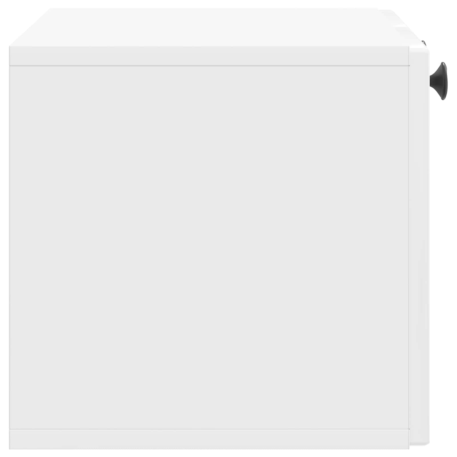 TV ormar za zid Zidne Bijela visokog sjaja 59,5 x 31 x 30 cm