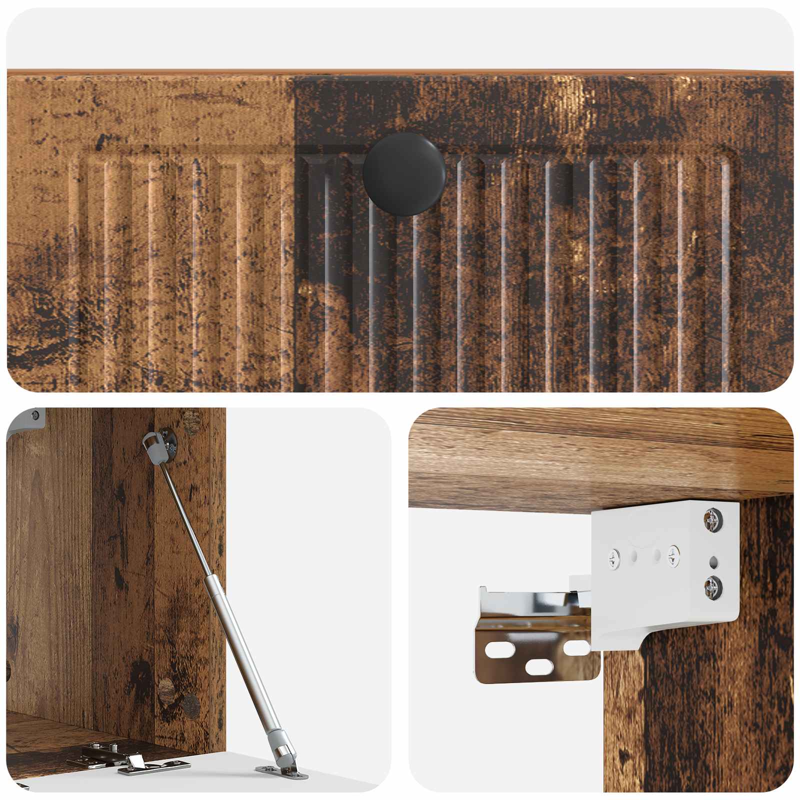 TV ormar za zid Staro drvo 59,5 x 31 x 30 cm Konstruirano drvo