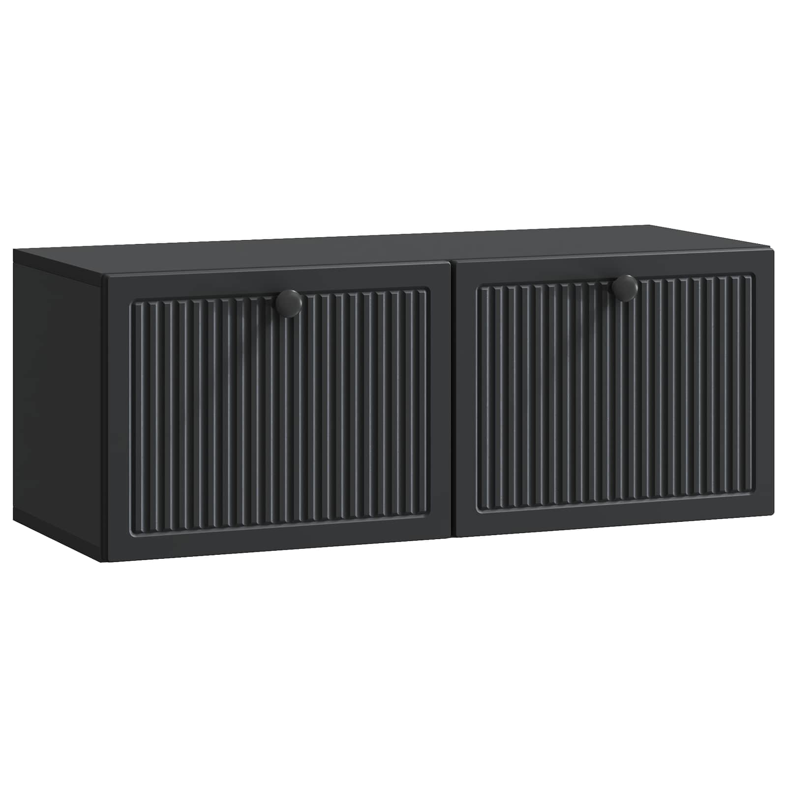 TV ormar za zid Zidne Crna 78,5 x 31 x 30 cm Konstruirano drvo