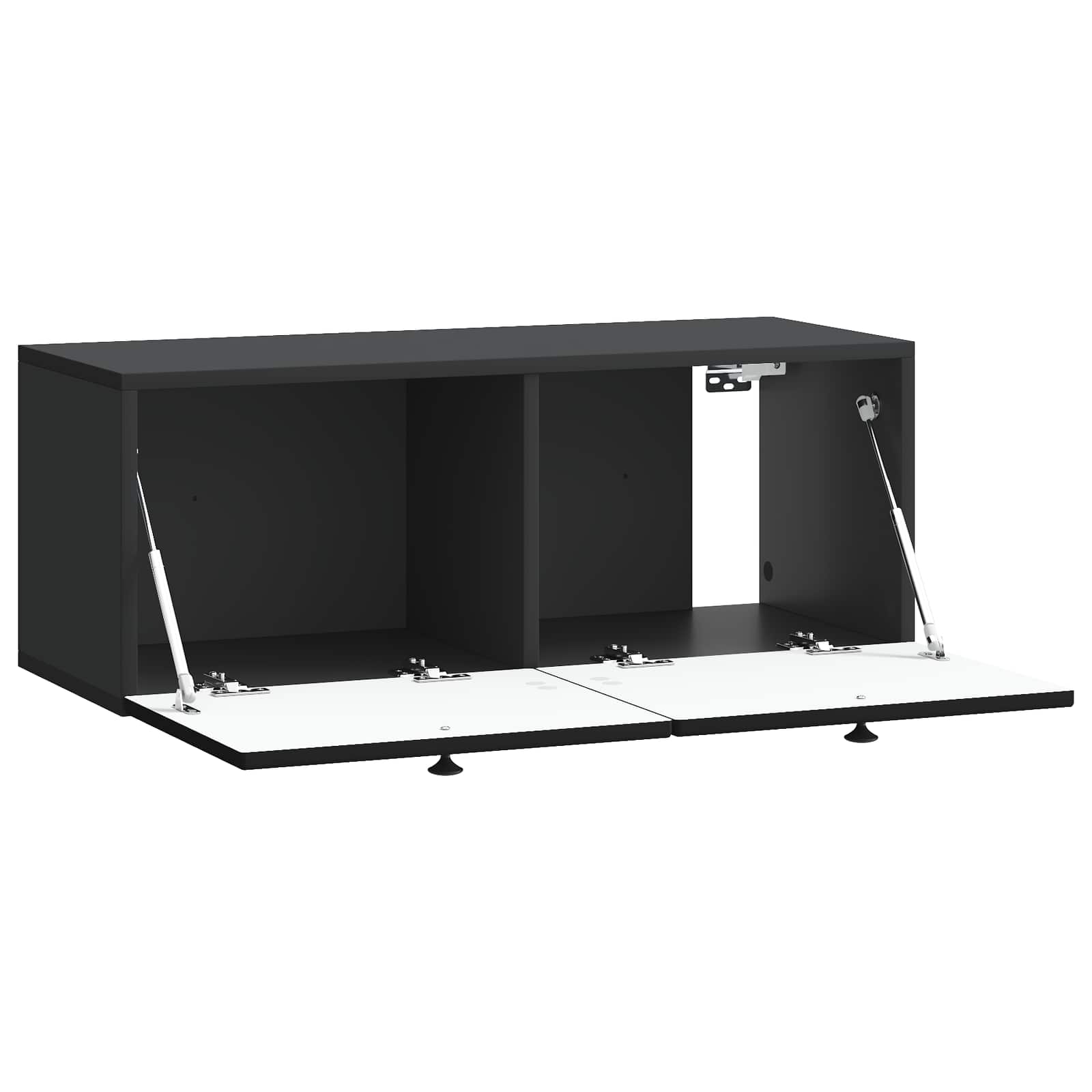 TV ormar za zid Zidne Crna 78,5 x 31 x 30 cm Konstruirano drvo