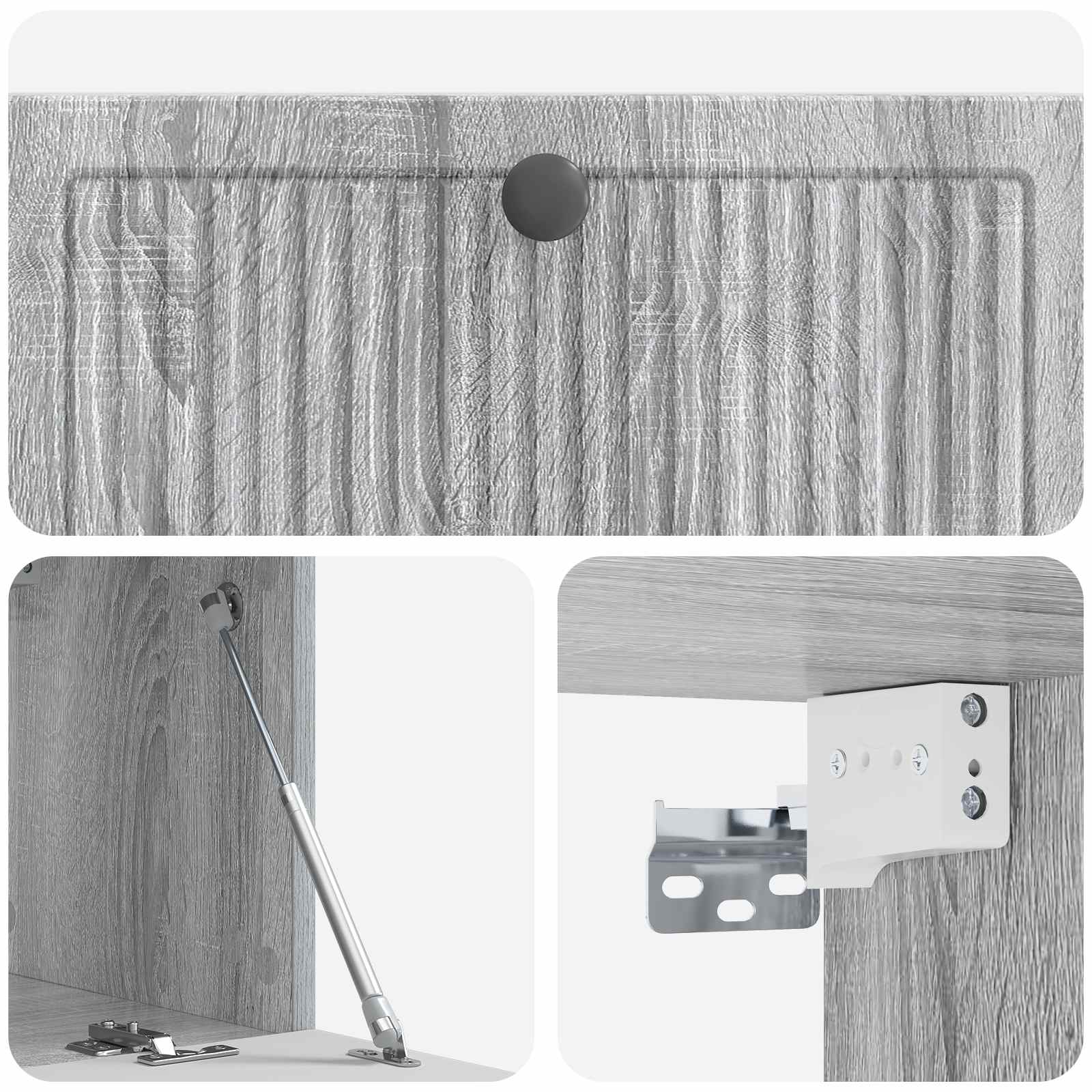TV ormar za zid Siva sonoma 78,5 x 31 x 30 cm Konstruirano drvo