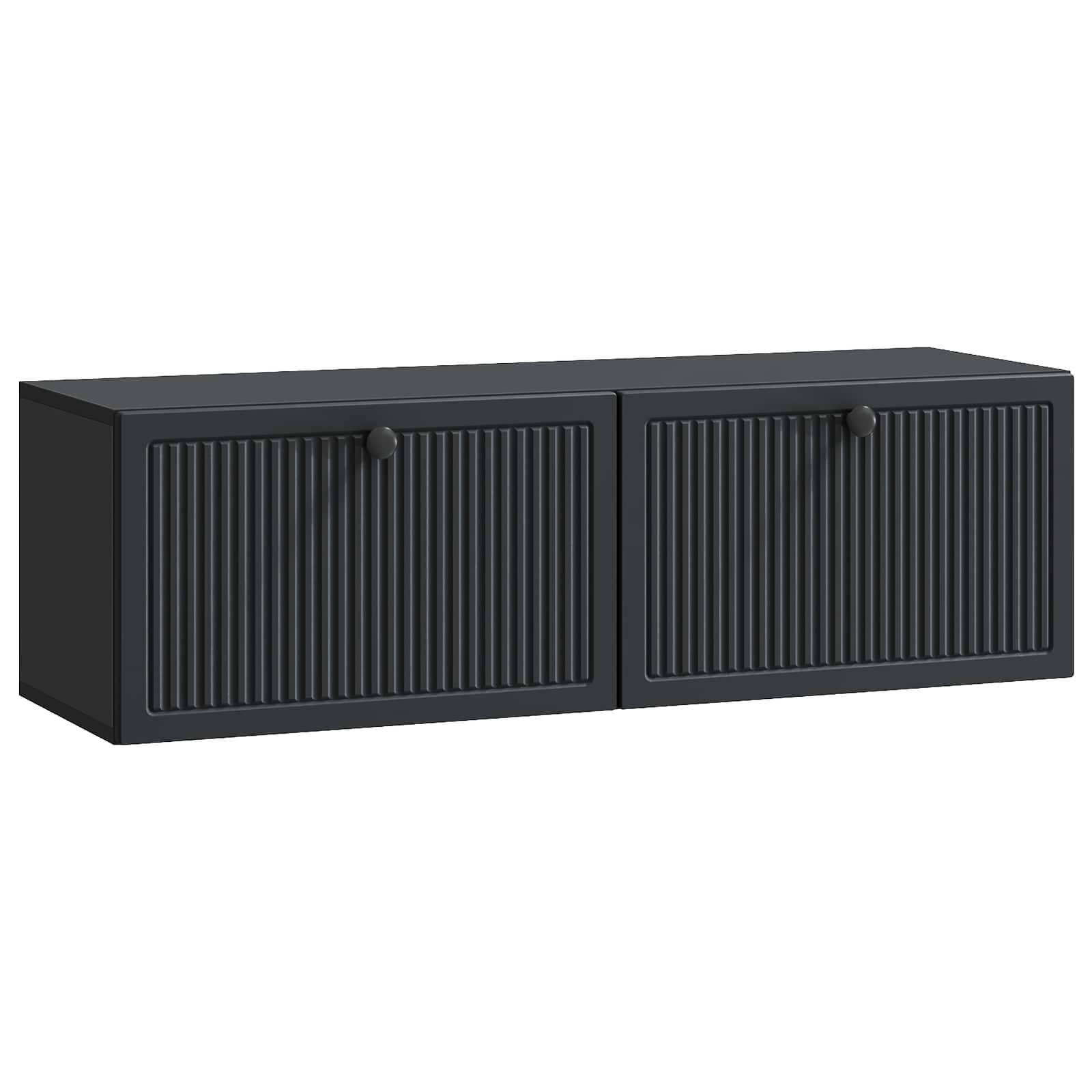 TV ormar za zid Zidne Crna 98 x 31 x 30 cm Konstruirano drvo