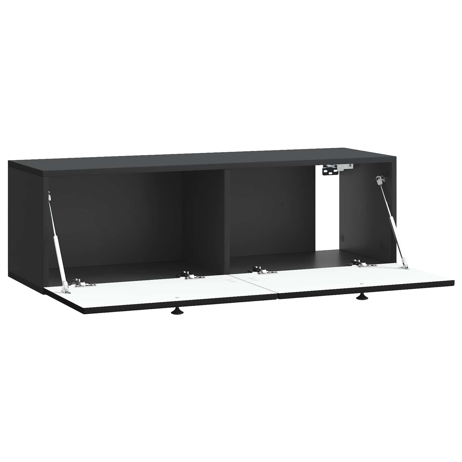 TV ormar za zid Zidne Crna 98 x 31 x 30 cm Konstruirano drvo