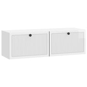 TV ormar za zid Zidne Bijela visokog sjaja 98 x 31 x 30 cm